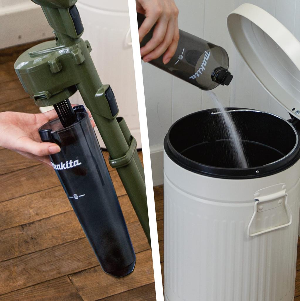 Makita CL002GZCO Cordless Cleaner 40Vmax and Charger Sold with Locking Cyclone Attachment (Olive) (Battery Separately)