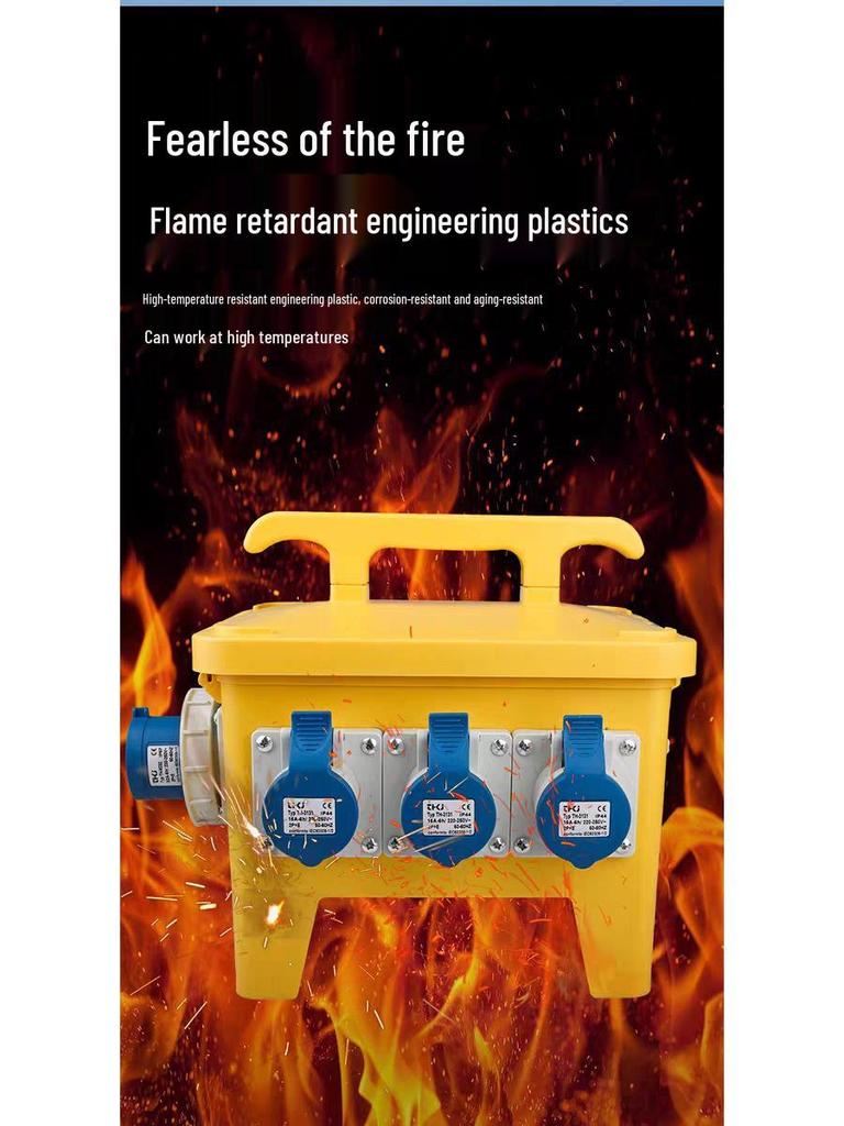 Qingze Outdoor Waterproof Industrial Socket Bag - Mobile Plastic Distribution Box for Maintenance