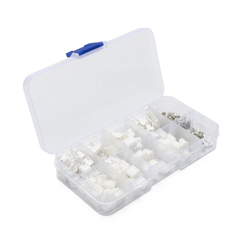 250 шт. 2-контактный, 3-контактный, 4-контактный клеммный корпус печатной платы разъем провода шаг 2,54 мм