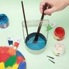 Removable Artist Brush Washer Stainless Steel Brush Wash Pot Paint Brush Cleaner  Oil Painting