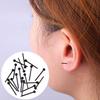 1000 Pcs Hypoallergenic Plastic Earrings Sticks Studs Pins Bars Ear Piercing Retainer Jewelry Making Findings DIY Supply