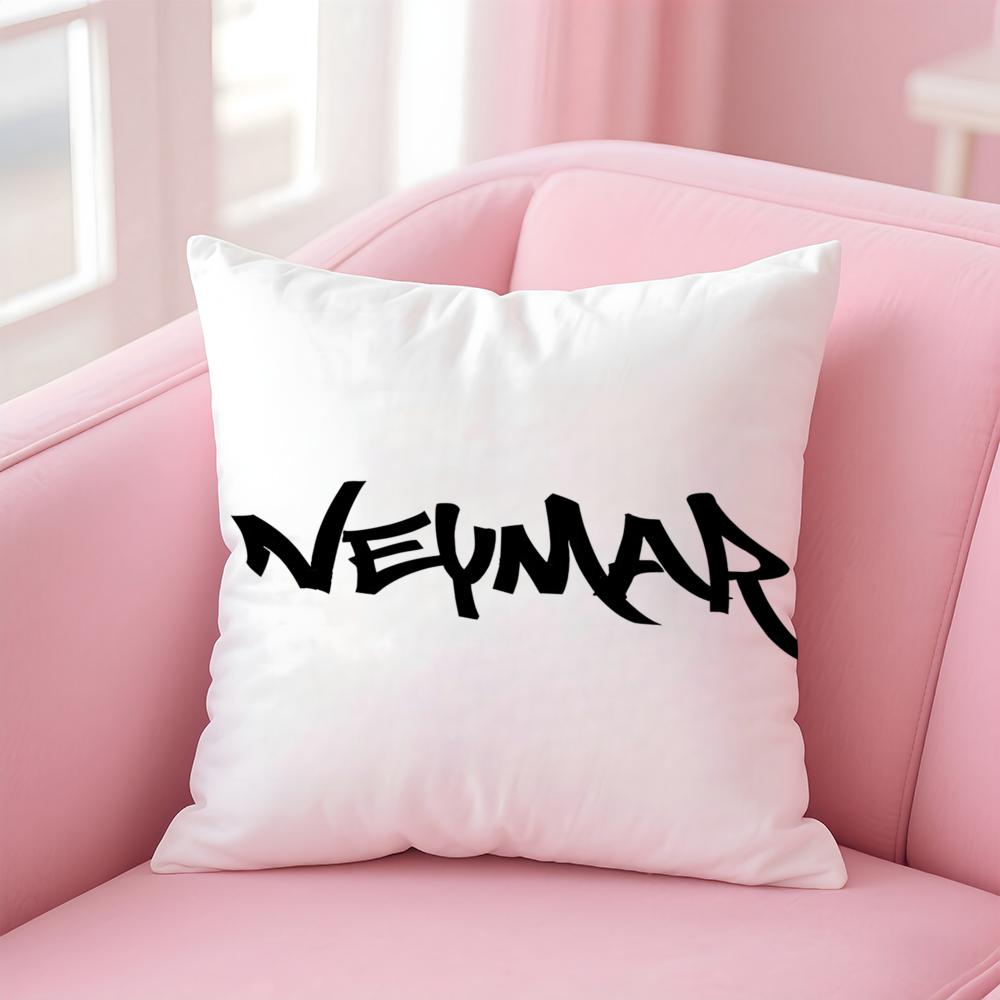 NJR NNNeymar Cushion Cover Pillowcase Short Plush Invisible zipper Room Sofa Cushion Cover
