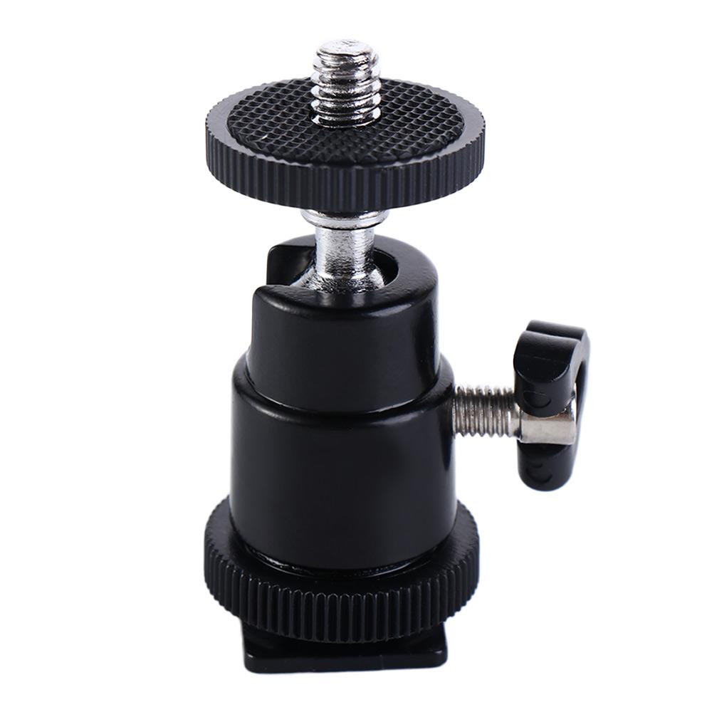 Крепление для видеокамеры Алюминиевый штатив Шаровая головка Держатель для штатива Шаровая головка Кронштейн для вспышки Штатив для камеры