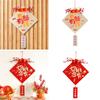 2024 New Year Ornament Create Festive Atmospheres with This Blessing Fu Pendant Good Luck Hangings Holiday Party Supply