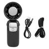 Portable Handheld Turbo Fan 100 Gears Ice Cooling Foldable Neck Hanging Mini Handheld Fan with LED Display for Travel