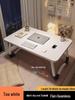 Folding Computer Desk: Compact Bedside or Bay Window Table for Floor-Sitting and Studying