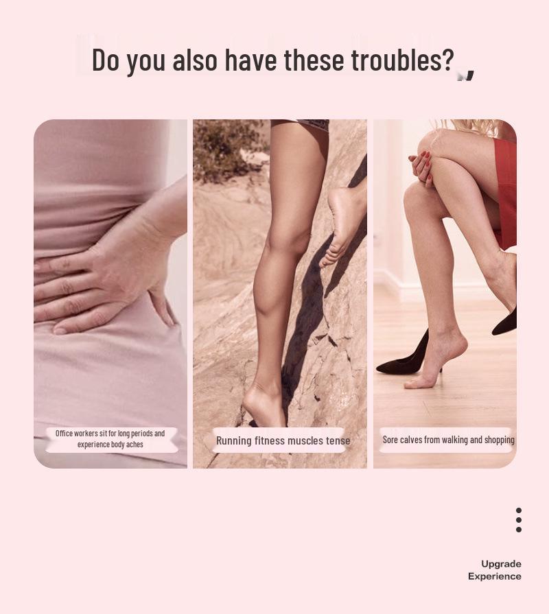 Pink EVA Foam Yoga Massage Roller with Textured Design