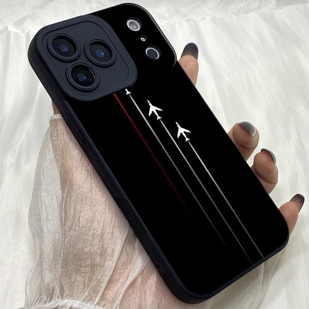 M262 Airplane route art Angel Eyes Soft Phone Cases for iPhone Samsung Galaxy Xiaomi Rdemi Huawei Honor Infinix Realme OPPO Vivo All Model TPU Case