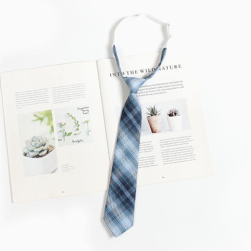 Детский галстук с полосатым узором для школьной формы и повседневной носки