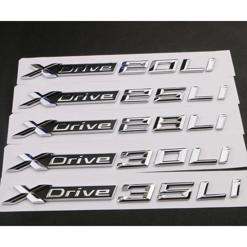 3D Новый Xdrive 20d 30d 35d 40d 50d 20i 25i 30i Автомобильный Значок на Крыло Наклейка на Багажник Для BMW X1 X3 X4 X5 X6 X7 Логотип Аксессуары