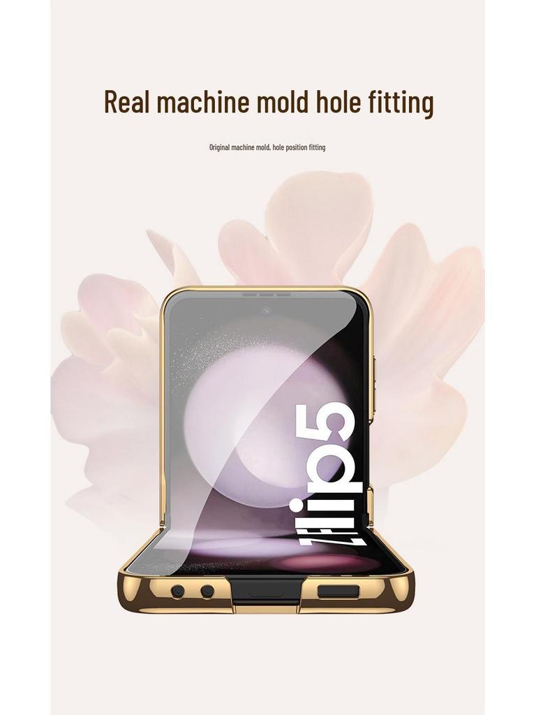 Защитный чехол для экрана Samsung Z Flip5 со складывающимся дизайном в виде сердца