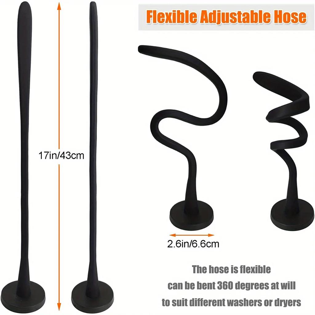 Магнитная подпорка-стабилизатор дверцы стиральной машины для машин с фронтальной загрузкой — простая установка, гибкая конструкция — подходит для большинства стиральных машин и дверей прачечных для автофургонов