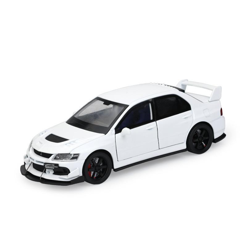 1/32 Mitsubishi Lancer Evolution EVO IX 9 Alloy Sports Car Model Diecast Metal Race Vehicles Car Model Sound Light Kids Toy Gift