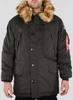 Зимняя куртка Alpha Industries Polar Jacket (123144) черная олива (123144-413)