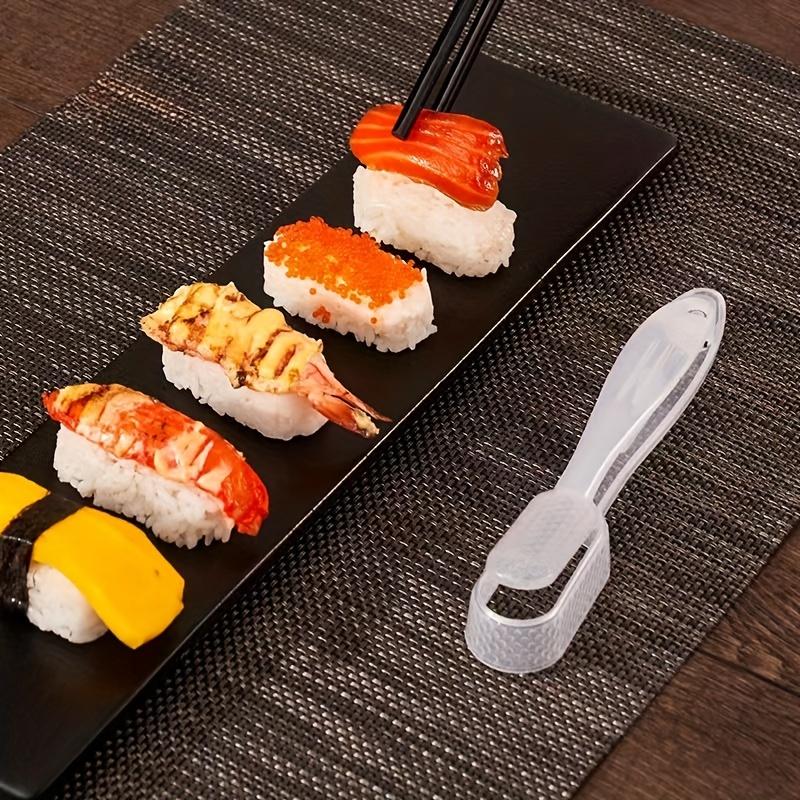 Пластиковый набор форм для суши для приготовления рисовых шариков и нигири - инструменты японской кухни для тарелок для суши (4 шт.)