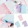 A6 Photo Album with 25 Inner Pages PU Leather Binder Album Lovely Bows Photo Book Kpop Photocard Holder for 3'' Photo
