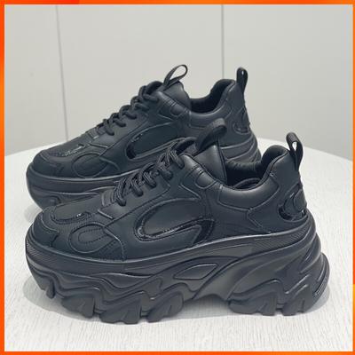 Net Redstyle Новые кожаные туфли на толстой подошве для папы, женская повседневная спортивная дышащая обувь, женская тонкая модная обувь в корейском стиле