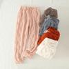 Women's Thermal Fleece Pockets Pajama  Warm Casual Trousers Home Pajama Pants