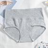 Large Size Women High Waist Cotton Belly Lift Full Cotton Crotch Comfortable Breathable Triangle Underwear