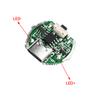 2-Speed Driver Board Flashlight Driver Accessory Circuit Board with Switch Charging Integrated Board Fits 10 Watt Lamp Bead 1PCS