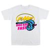 Cartoon Screaming Exhaust Pipe Motocross Graphic T Shirt Vintage Offroad Bike Racing Slogan Print Oversized Short Sleeve Tee