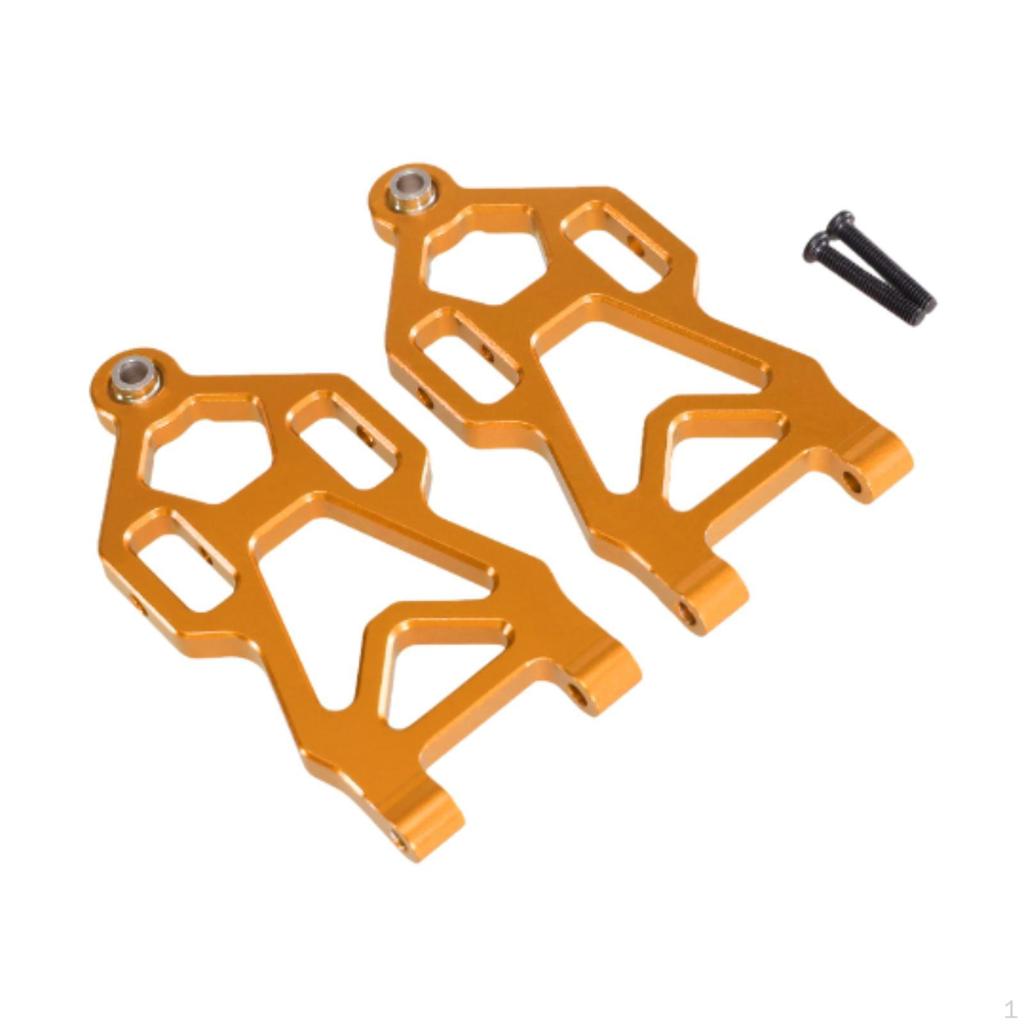Front Lower Arms 1/16 RC Car Parts Left Right Easy To Install Strong Sturdy Aluminum Alloy for