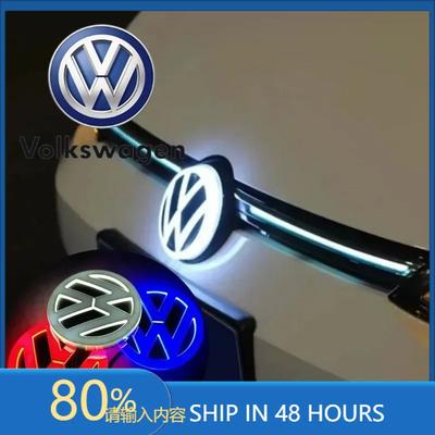 Для VOLKSWAGEN VW 11 см Светодиодная Наклейка-Значок на Переднюю и Заднюю Решетку Автомобиля Для VW Polo Golf Jetta Beetle CC Tiguan Touran Passat MK7 MK5 B5