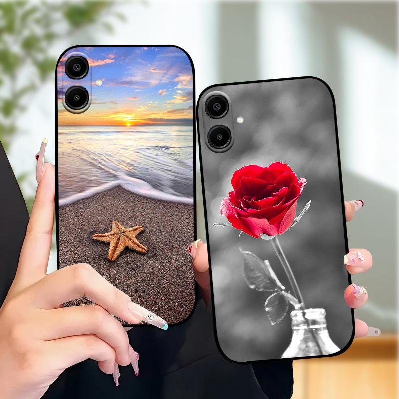 Модный мультяшный чехол для Samsung A06 Чехол A16 4G 5G Мягкий силиконовый ТПУ Чехол для телефона для Samsung Galaxy A05 A05S Защитные оболочки