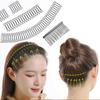 Invisible Broken Hair Hairpin Adult Tiara Tools Roll Curve Needle Bang Fixed Insert Comb Women Professional Styling Accessories