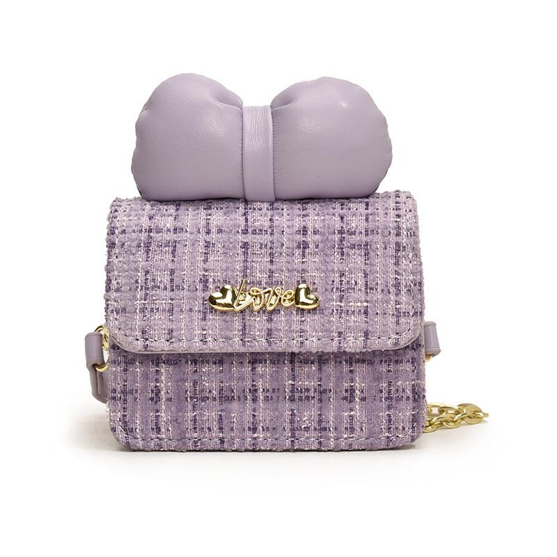 Сладкое Сердце Бант Детская Сумка Современный Шик Дизайн Цепочки Дышащая ПУ Сумка Через Плечо Для Мальчиков И Девочек