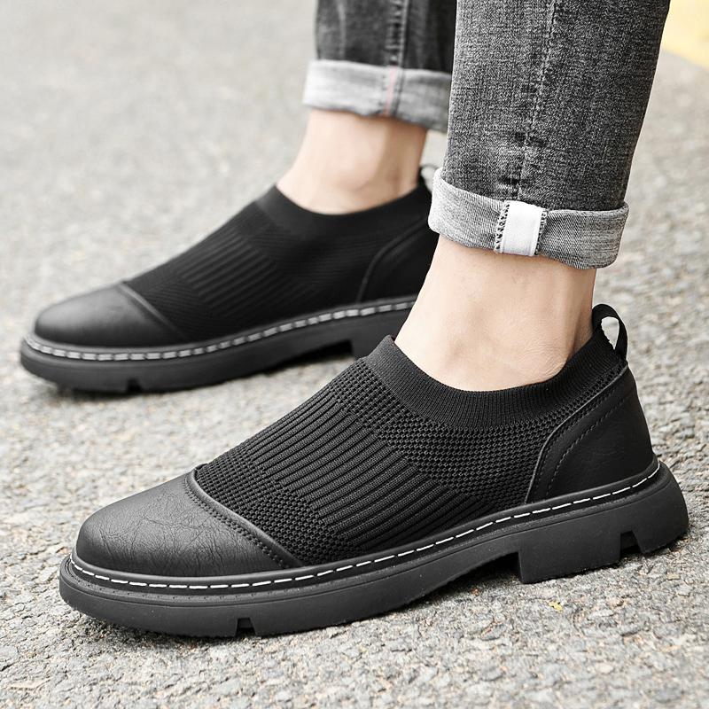 Men's Shoes Genuine Leather Men's Shoes Casual Loafers Slip On Men's Increase Shoes  Moccasins Men Shoes for Men Zapatos