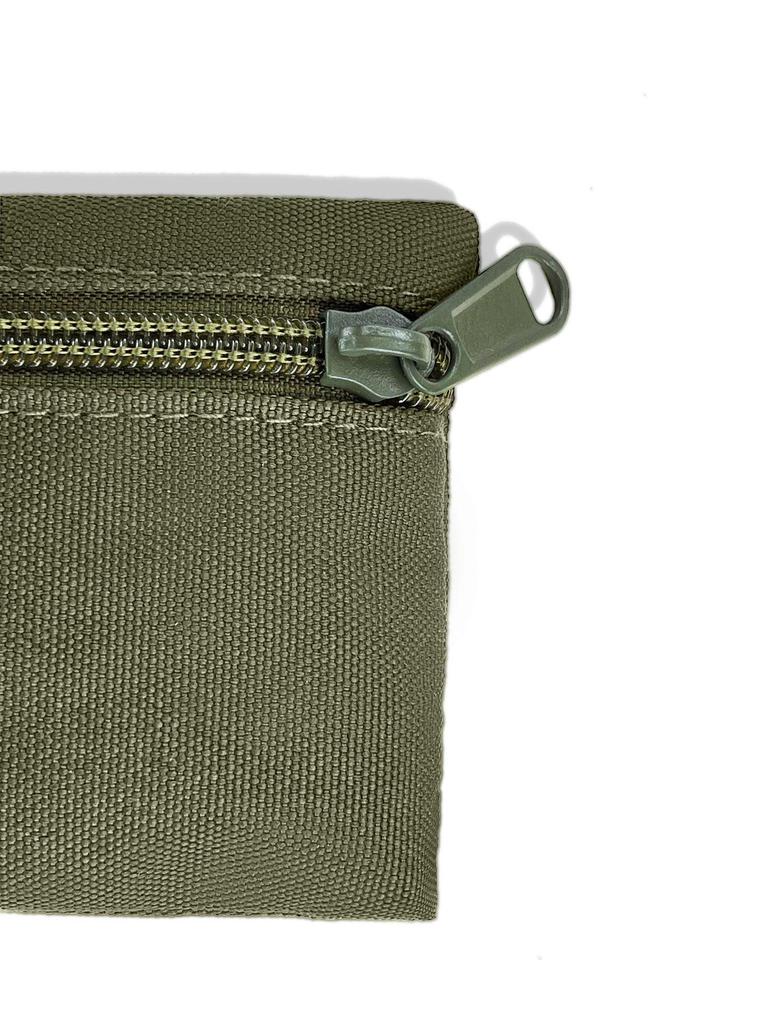 Outdoor Tactical Mini Coin & Key Canvas Pouch with Zipper