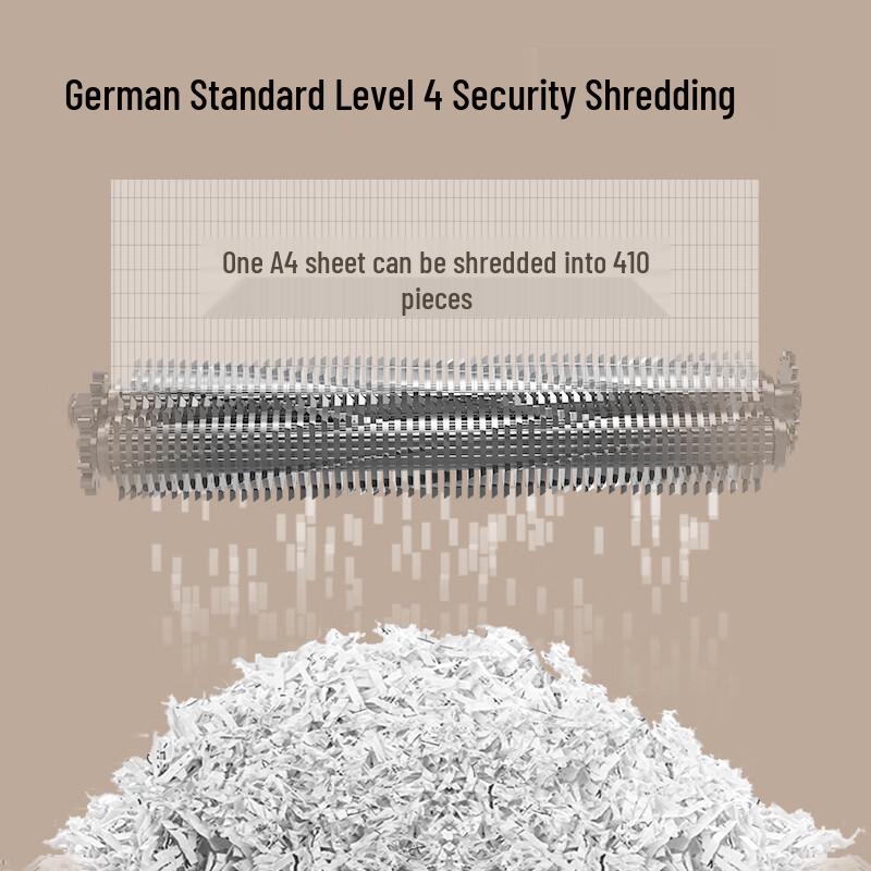 Deli 14436 Commercial Paper Shredder CN plug (adapter included)