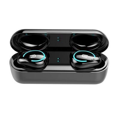 Водонепроницаемые спортивные Bluetooth 5.0 наушники: Мини-беспроводные стерео наушники с двумя ушами и зарядкой в кейсе