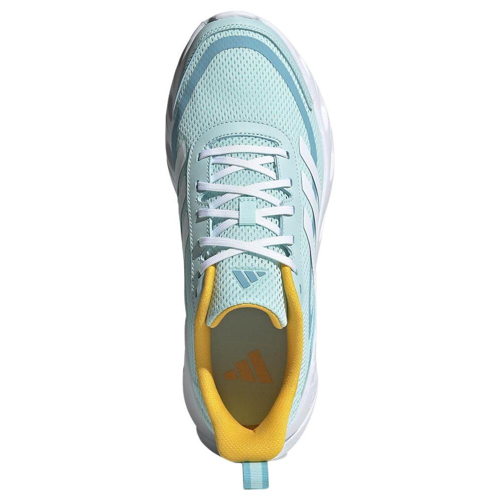 Adidas ALL DAY BOOM E Abrasion Resistant Breathable Low Top Running Shoes Unisex Cyan White Sneakers JS0471