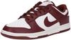 Кроссовки Nike Dunk Low Retro white/gym red/redwood