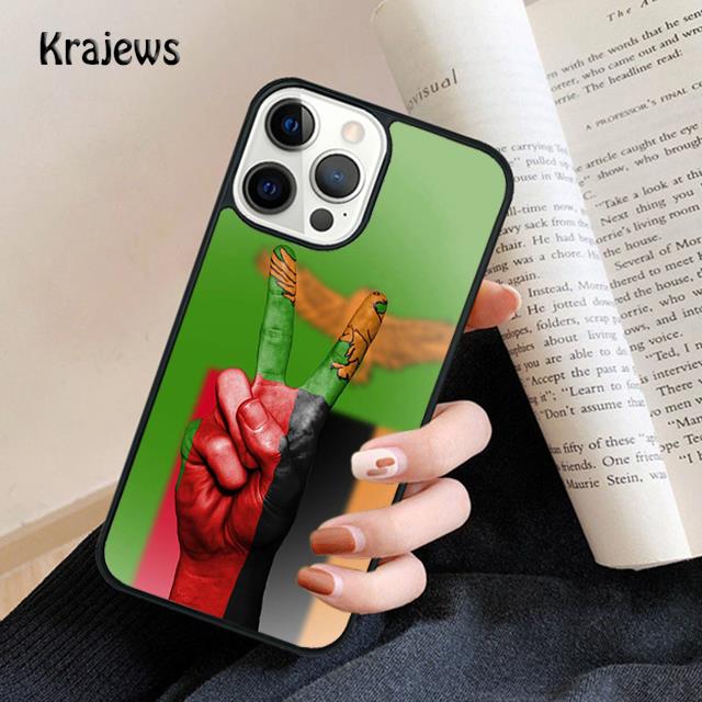 Zambia Flag Soft Phone Case For IPhone 18 17 Air 16 15 14 Max Plus 11 12 13 Pro Max Phone Cover coque Shell Fundas