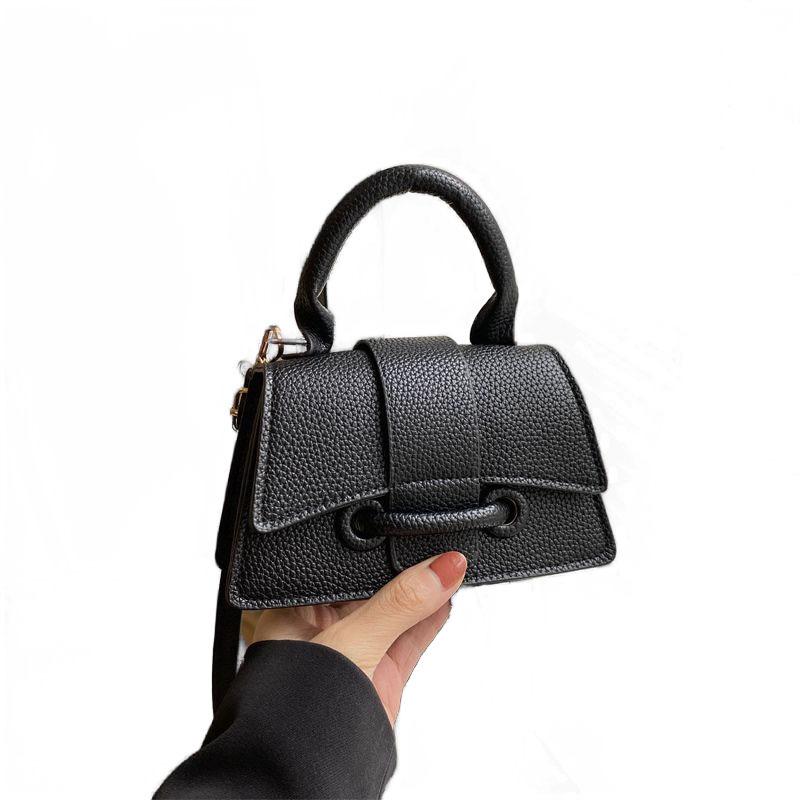 Portable Textured Small Bag, Premium Handbag, Women's 2025 New Mini Fashion Versatile Single Shoulder Messenger Small Square Bag