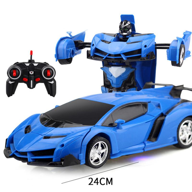 1:18 Remote Control Transforming Car Induction Transforming Robot Rc Car Children Racing Car Model