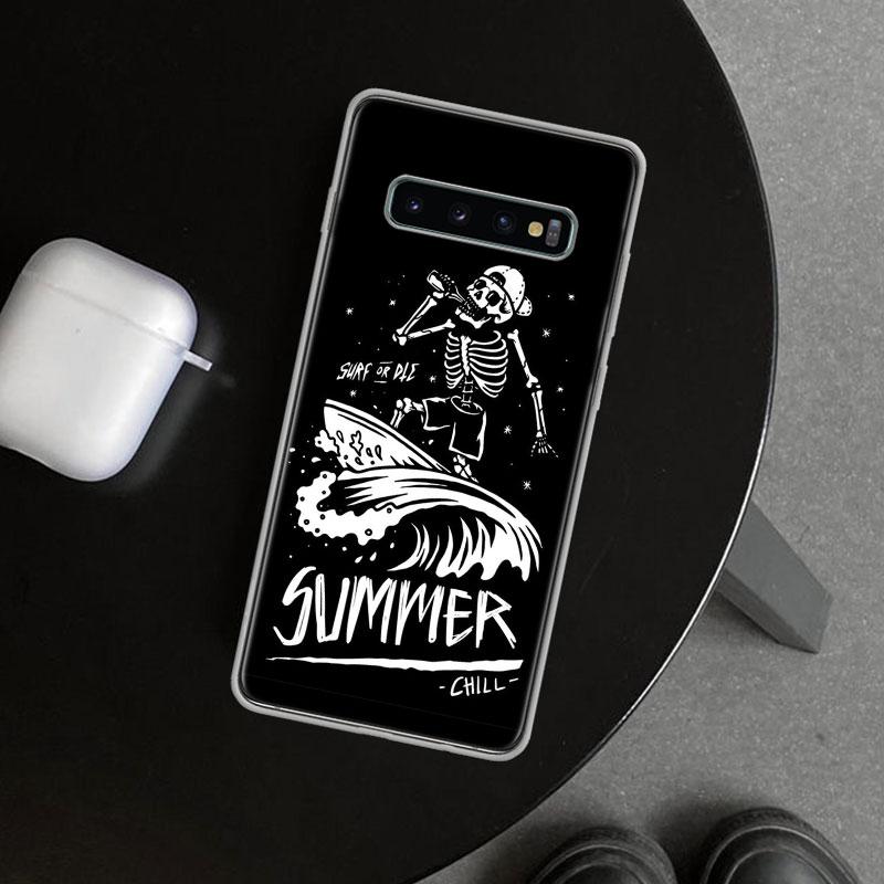 Эстетичный чехол для телефона с рисунком доски для серфинга для Samsung Galaxy S26 S25 Edge S24 S23 Ultra S22 Plus S21 FE S20 + Художественные Индивидуальные Fundas