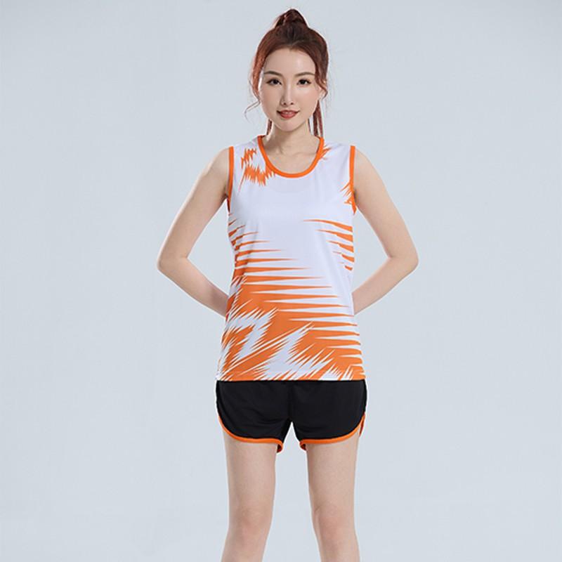 Athletic Track Suit Men Women Sports Training Vest Running Marathon Breathable Sweat-Absorbent