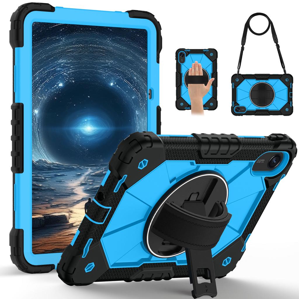 Handle Grip Case for Xiaomi Redmi Pad 2 2025 11.0 Inch 25040RP0AG 25040RP0AI Rotating Stand Heavy Duty Cover with Shoulder Strap