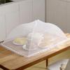 Складной чехол для пикника на открытом воздухе, пыленепроницаемый, сетка с защитой от насекомых, квадратный