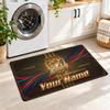 Sydney Roosters Custom Name Flannel Rug Kitchen Mat Non Slip Floor Carpet Personalized Home Decor