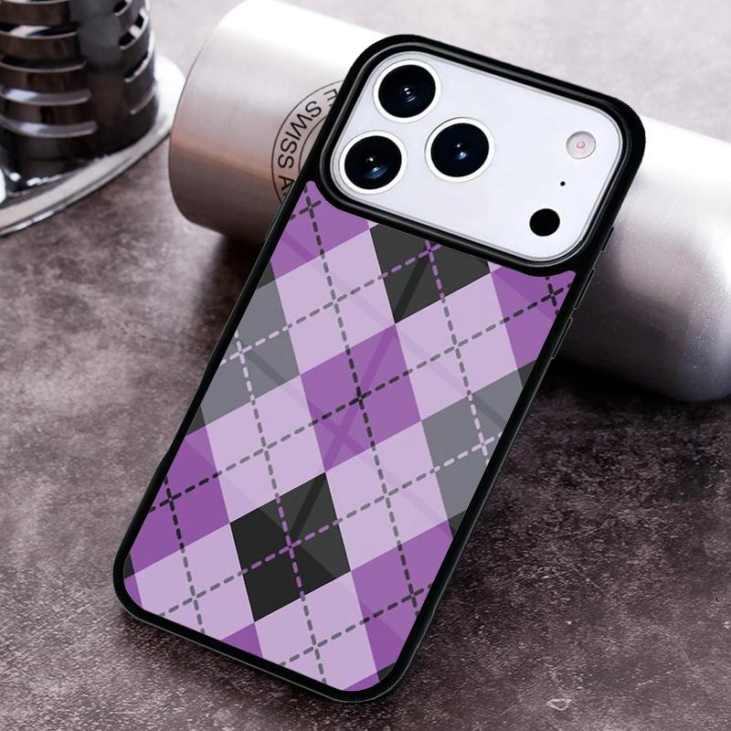 Чехол для телефона с узором «Аргайл» Blair для iPhone 17 16 15 14 13 12 11 Pro Max Plus 17Air Мягкий силиконовый чехол