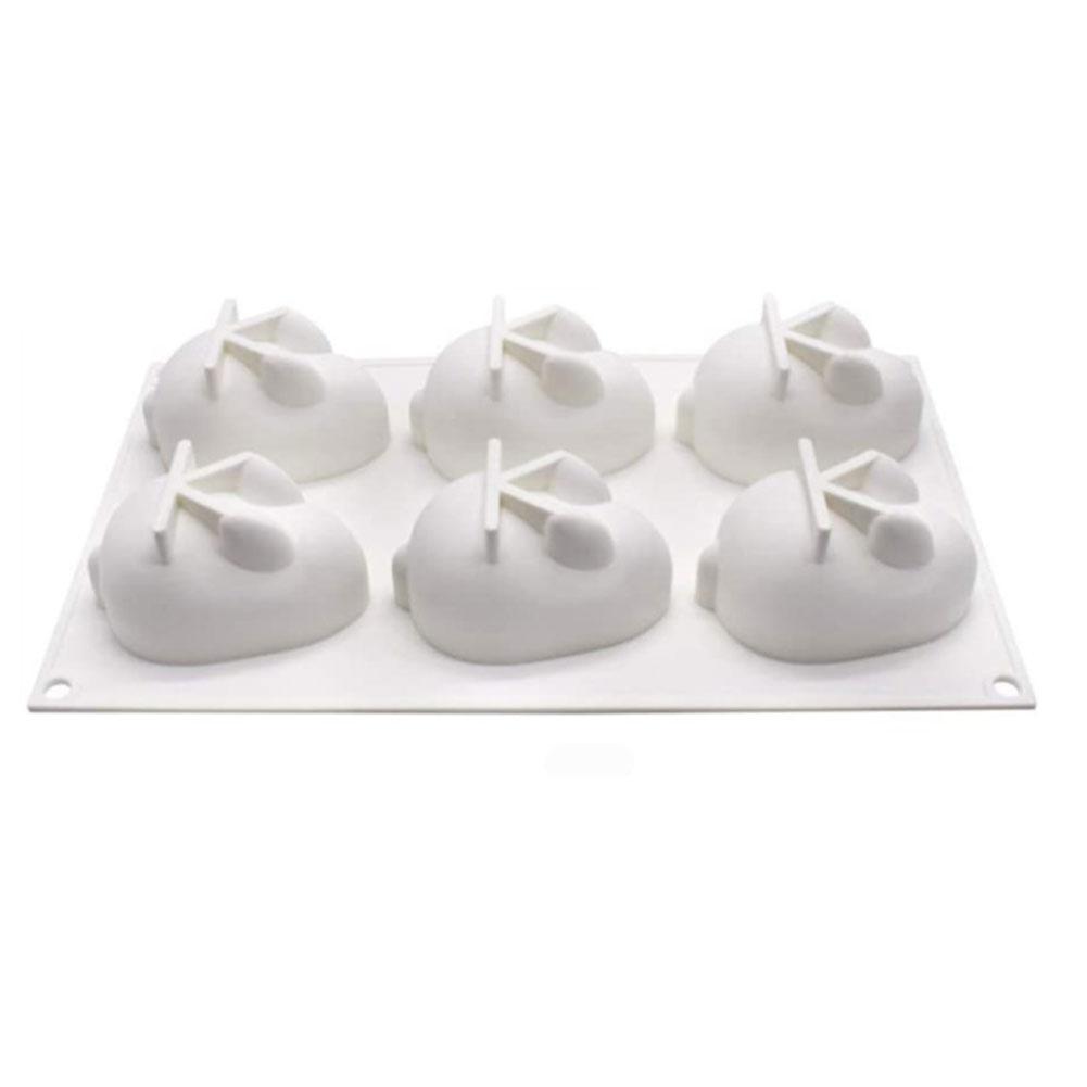 3D Rabbit Soap Mold Silicone Mould DIY Candle Mold Mould Molds Tools Dessert Pudding Making Cak M3N7