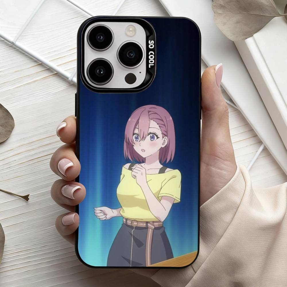 2.5-мерное искушение Амано Ририса Чехол для телефона для iPhone17,16,15,14,13,12,11 Plus,Pro Max Черный Конфетный серебристый чехол для телефона