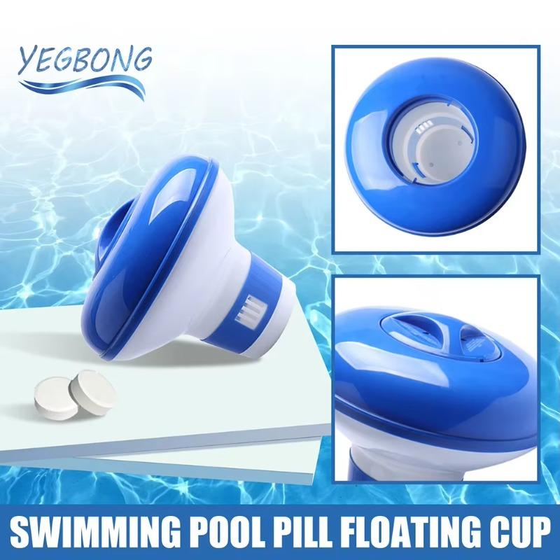 Floating Swimming Pool Chlorine Tablet Automatic Dispenser Outdoor Pool Cleaning