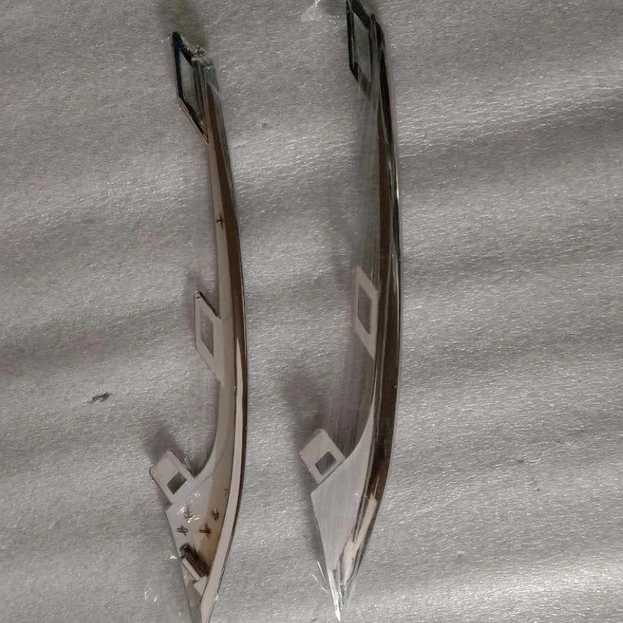 2018- Модели Geely Binray Передняя противотуманная фара Крышка и Крышка Серебристая полоса Отделка