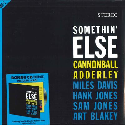 Виниловая пластинка CANNONBALL ADDERLEY - Somethin' Else 77016 Groove Replica 2020 Европа Джаз